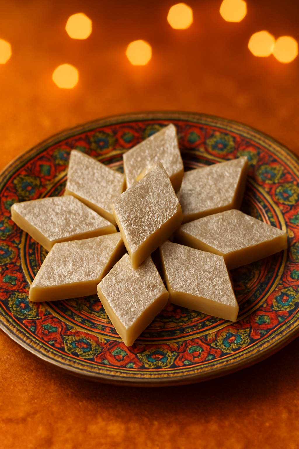 Steamed idli on plate